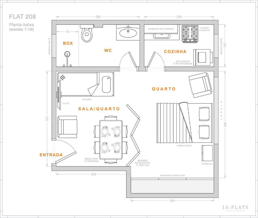 Flat 208 Lägenhet Petrópolis Exteriör bild